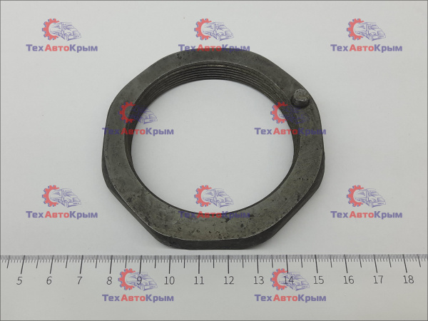 Гайка подшип. ступицы з/колеса ГАЗ-53 с штифтом