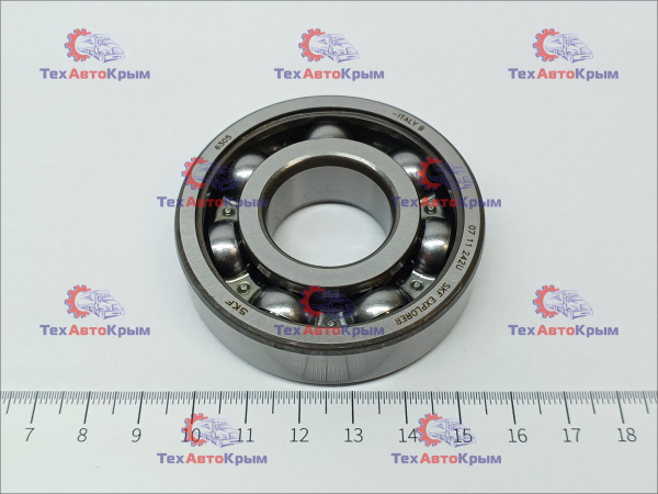 Подшипник КПП-5 ГАЗель-Next шариковый, радиальный (330 Н•м) (SKF) (6305) без проточки