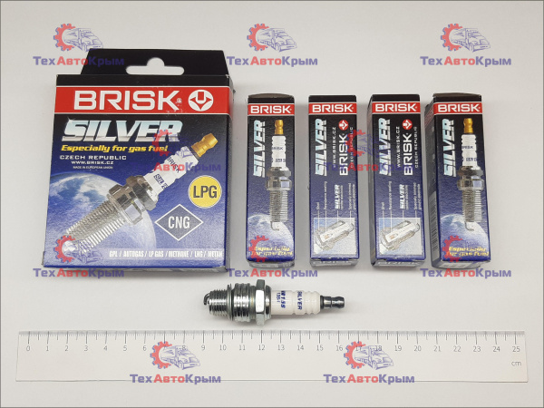 Свеча зажигания BRISK SILVER NR15S (д.402) (под газ)