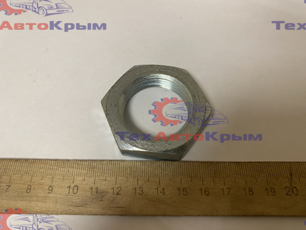 Гайка М36х2 подшип. ступицы п/колеса ЗИЛ-130 контровочная