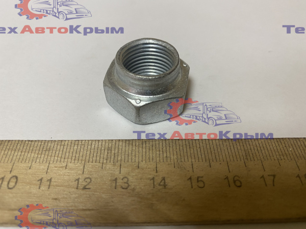 Гайка М18х1,5х17х27 ступицы правая самоконт. ВАЗ-2101-07 (с точками)