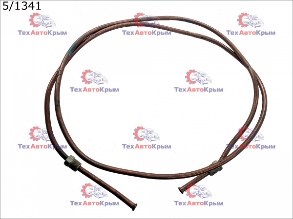 Трубка от ГЦС к шлангу раб. цилиндра ГАЗ-31029 (L=1540,М10хМ12) медная